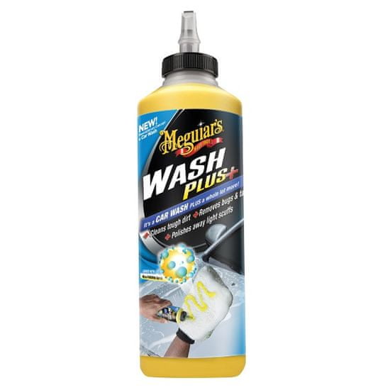 Meguiar's Meguiar's Car Wash Plus+ - revoluční, vysoce koncentrovaný šampon na odolné nečistoty, 709 ml
