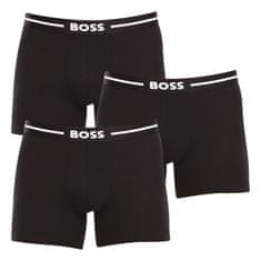 BOSS 3PACK pánské boxerky černé (50510698 001) - velikost M
