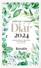 Kreativ Diář 2024 - Zelené rostliny - Každý den v pohodě