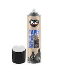 K2 Tapis Pěna na čištění čalounění + kartáč 600 ml