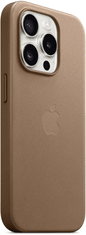 Apple kryt z tkaniny FineWoven s MagSafe na iPhone 15 Pro, kouřová