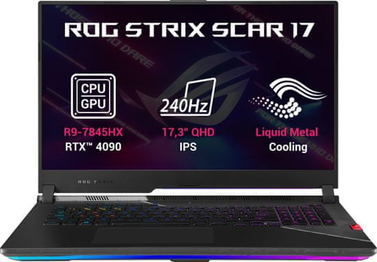 ASUS ROG Strix SCAR 17 (2023) G733, černá (G733PY-LL038W)