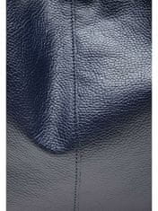 Carla Ferreri Dámská kožená kabelka CF1839 Blu