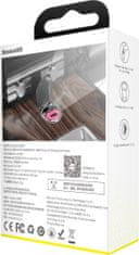 BASEUS mini adaptér do automobilu USB-C QC 30W růžová