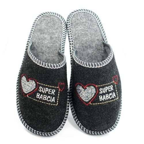 NOWO Dámské pantofle Super Grandma Felt