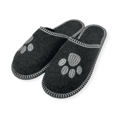 NOWO Pánské plstěné pantofle černé pawpaw r. 46
