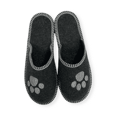 NOWO Pánské plstěné pantofle černé pawpaw r. 46