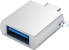Satechi Type-C - Type A USB Adapter, stříbrná