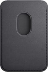 Apple FineWoven peněženka s MagSafe pro iPhone, černá
