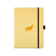 Dingbats* Zápisník A5+ Wildlife Cream Wolf, tečkovaný