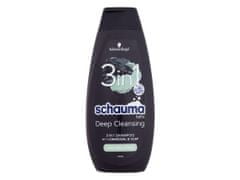 Schwarzkopf 400ml schauma men deep cleansing 3in1, šampon