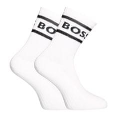 BOSS 3PACK ponožky vysoké bílé (50469371 106) - velikost M