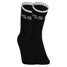 BOSS 6PACK ponožky vysoké černé (50510168 001) - velikost M