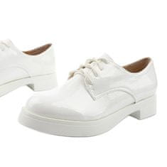 Klasické bílé jazzové boty KSL11 velikost 39