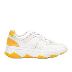 Bílé a žluté tenisky Julissa velikost 39