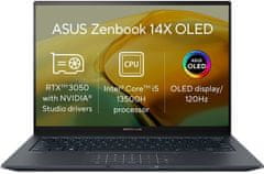 ASUS Zenbook 14X OLED (UX3404), šedá (UX3404VC-M9170W)
