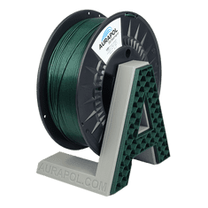 Aurapol AURAPOL PLA 3D Filament Zelená metalíza 1 kg 1,75 mm