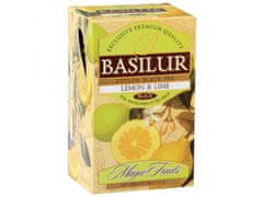 Basilur BASILUR Lemon Lime - Cejlonský černý čaj s přírodním aroma citronu a limetky, 25x2 g x1