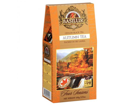 Basilur BASILUR Autumn Tea - Cejlonský černý čaj s aroma světlice a javoru, 100 g