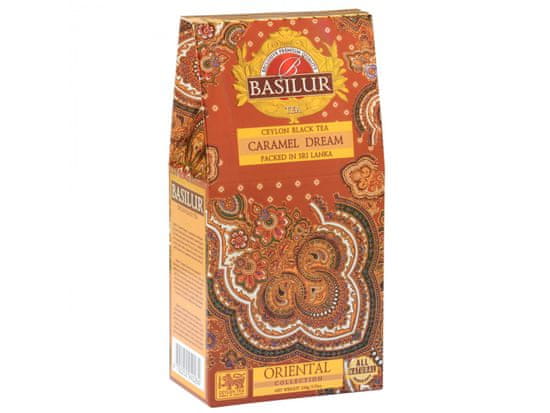 Basilur BASILUR Caramel Dream - Černý sypaný cejlonský čaj s přírodním karamelovým aroma, 100 g