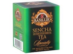 Basilur BASILUR Sencha - Klasický zelený čaj v sáčcích, 10x1,5g x1