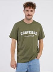 Converse Khaki unisex tričko Converse Go-To All Star L