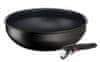 2dílná sada pánev wok 26cm + 1 odnímatelná rukojeť Ingenio Eco Resist L3979302