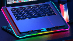 Evolveo Ania 9 RGB, nastavitelný podstavec pro notebook