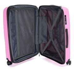 Střední kufr Flash Light Pink