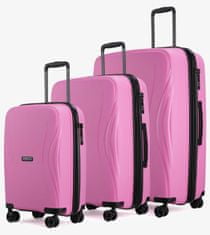 Sada kufrů Flash Light Pink 3-set