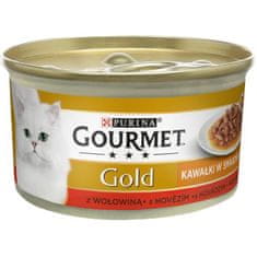 Purina Gourmet Gold cat konz.-Sauce Delight Minifiletky hovězí 85 g
