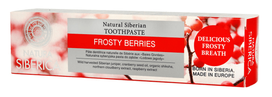 EUROBIOLAB Siberica Natura Pasta Do Zębów Frosted Berries 100 G
