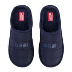 Big Star Pánské tmavě modré zateplené pantofle velikost 43