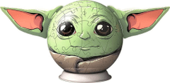 Ravensburger Puzzleball Star Wars: The Mandalorian Grogu s ušima 77 dílků