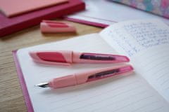 Stabilo Plnicí pero se standardním hrotem M - STABILO EASYbuddy Pastel růžová - vč. bombičky s modrým zmizíkovatelným inkoustem