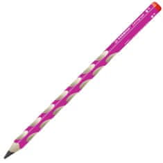 Stabilo Ergonomická grafitová tužka pro praváky - STABILO EASYgraph růžová - 2 ks balení - Stupeň tvrdosti HB 