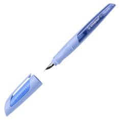 Stabilo Plnicí pero se standardním hrotem M - STABILO EASYbuddy Pastel obláčkově modrá - vč. bombičky s modrým zmizíkovatelným inkoustem
