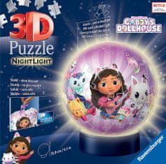 Ravensburger Svítící puzzleball Gábinin kouzelný domek 74 dílků