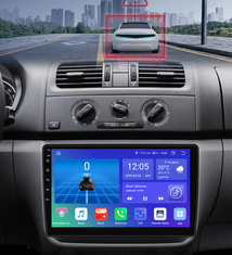 Ossuret 2GB Autorádio Škoda Fabia II 2 2007 2008 2009 - 2014 Apple CarPlay + Android Auto s GPS navigací, WIFI, USB, Bluetooth - Handsfree, 2din rádio ŠKODA FABIA 2. GENERACE II