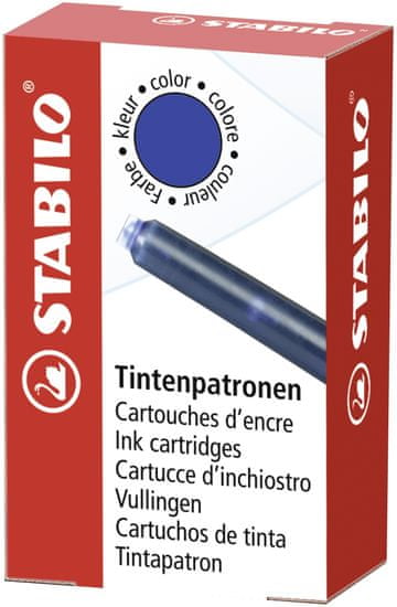Stabilo Náhradní náplň - STABILO Refill - 24x 6 ks balení - modrý zmizíkovatelný inkoust