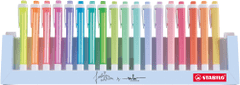 Stabilo Zvýrazňovač - STABILO swing cool - 18 ks deskset - 8 neonových a 10 pastelových barev
