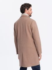 OMBRE Pánský crombie coat Gauddle béžová XL