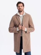 OMBRE Pánský crombie coat Gauddle béžová XL