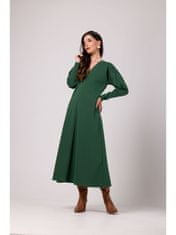 BeWear Dámské maxi šaty Claudas B267 tmavě zelená S