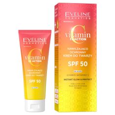 Eveline Eveline Vitamin C 3Xaction Hydratační a ochranný krém na obličej Spf50 Day 30ml