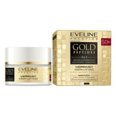 Eveline Eveline Gold Peptides 3W1 Zpevňující liftingový krém 50+ na den a noc 50 ml