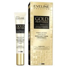 Eveline Eveline Gold Peptides 3W1 oční liftingový krém pro odstranění tmavých kruhů a otoků 15 ml