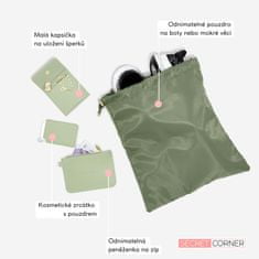 Stackers , Sportovní taška s uchytem na předložku Gym Bag Green | zelená 76221