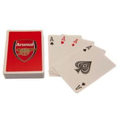 FotbalFans Hrací karty Arsenal FC s klubovým znakem