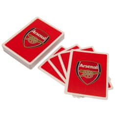 FotbalFans Hrací karty Arsenal FC s klubovým znakem